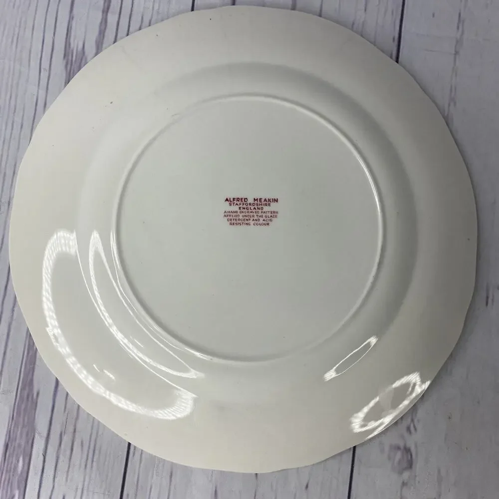 Alfred Meakin Staffordshire England 1973 Zodiac Calendar‎ Plate 9 Inch